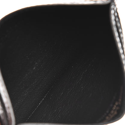 Saint Laurent Textured Patent Monogram Credit Card Case Black 5 of 7