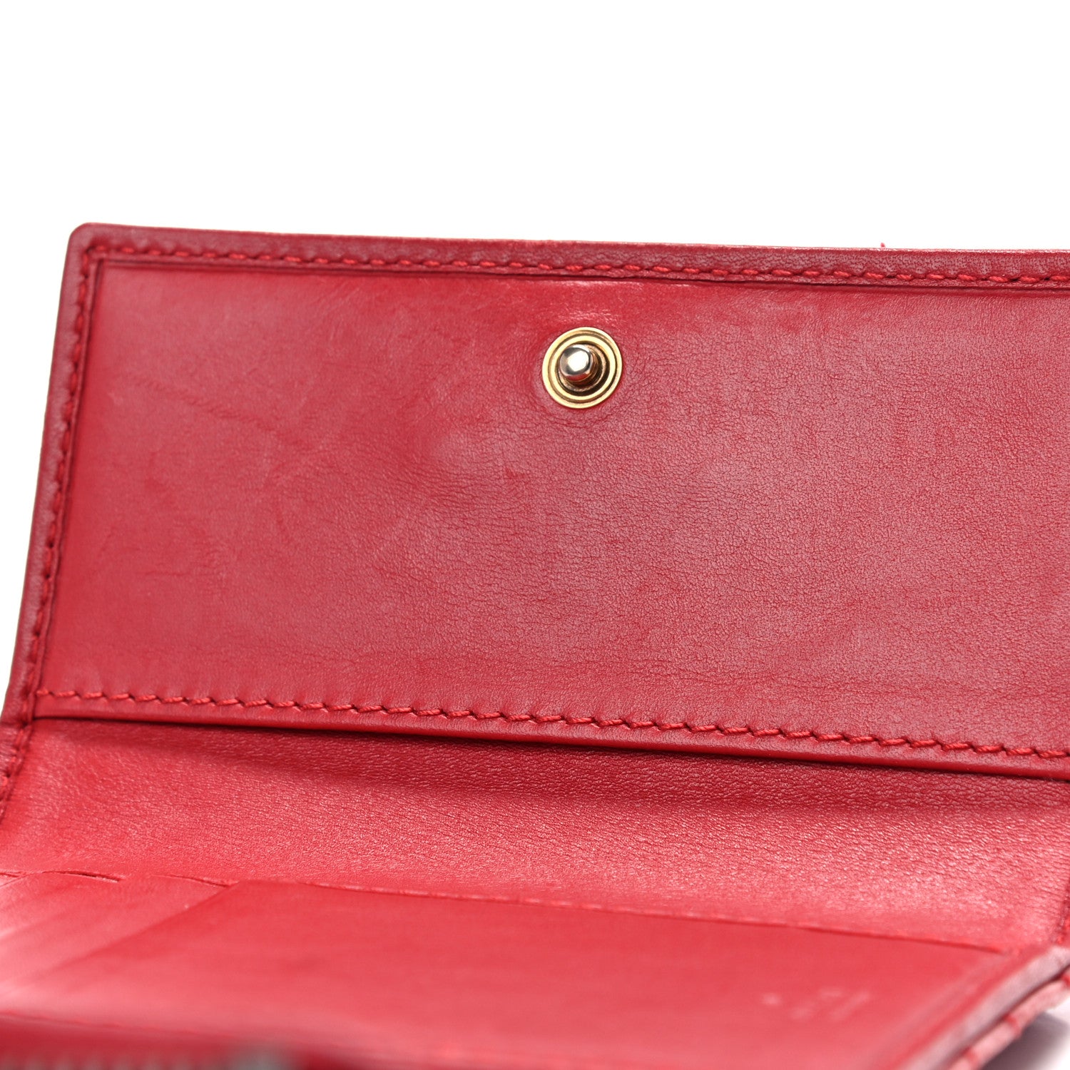 Gucci Calfskin Matelasse GG Marmont Wallet Hibiscus Red 11 of 16