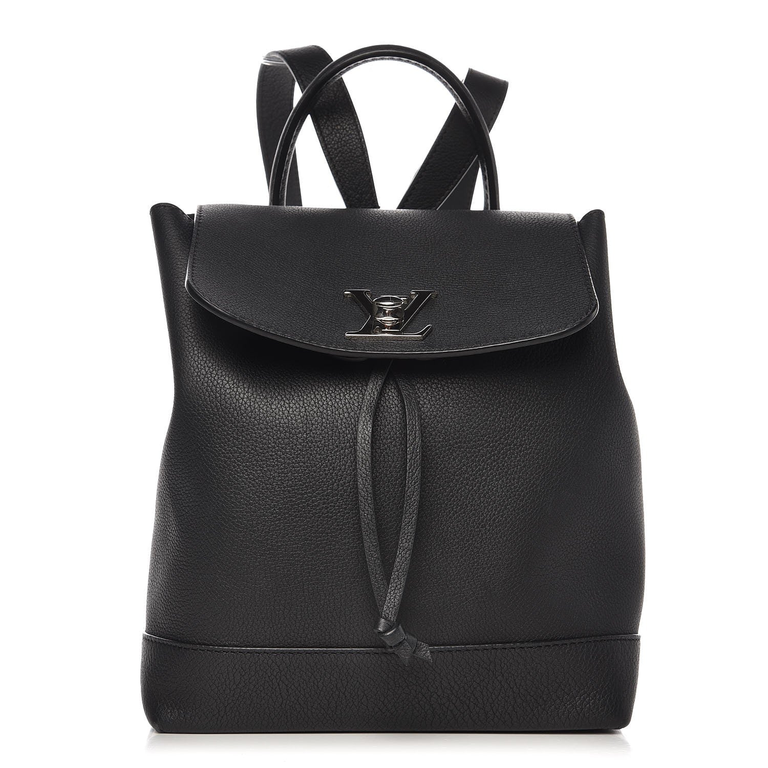 Louis Vuitton Calfskin Lockme Backpack Black 1 of 6