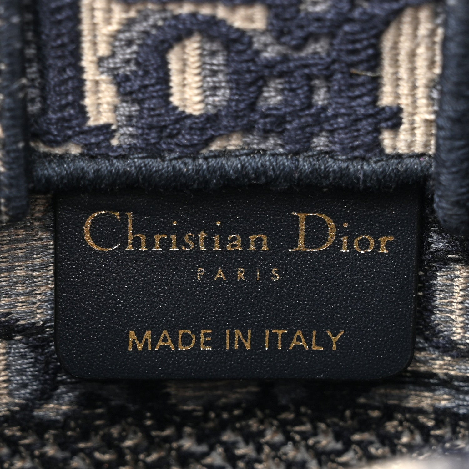Christian Dior Oblique Mini Book Tote Phone Bag Blue 6 of 11