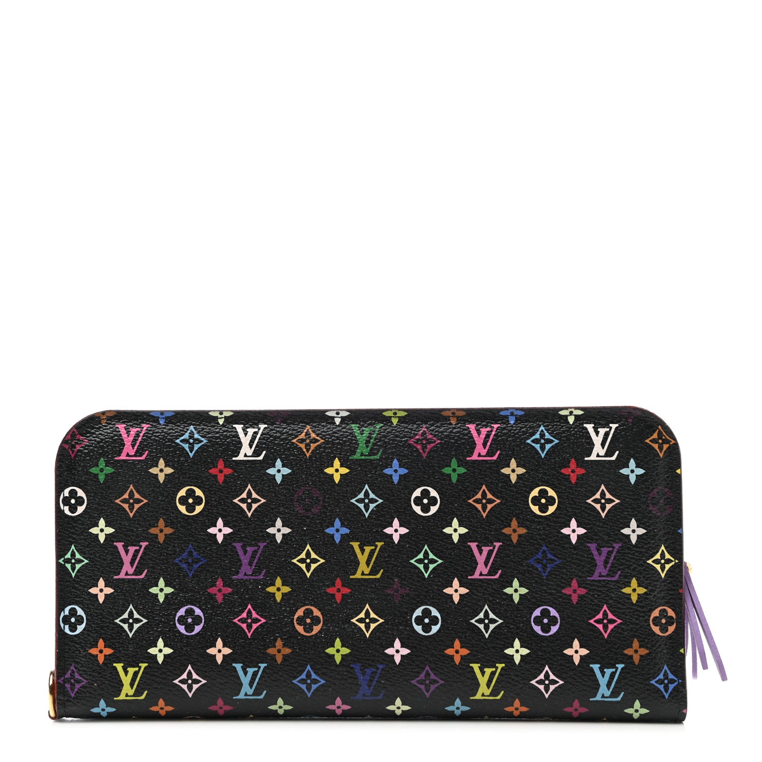 Louis Vuitton Monogram Multicolor Insolite Wallet Black Violet 1 of 6