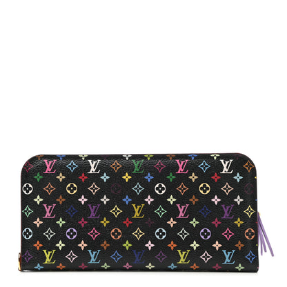 Louis Vuitton Monogram Multicolor Insolite Wallet Black Violet 1 of 6