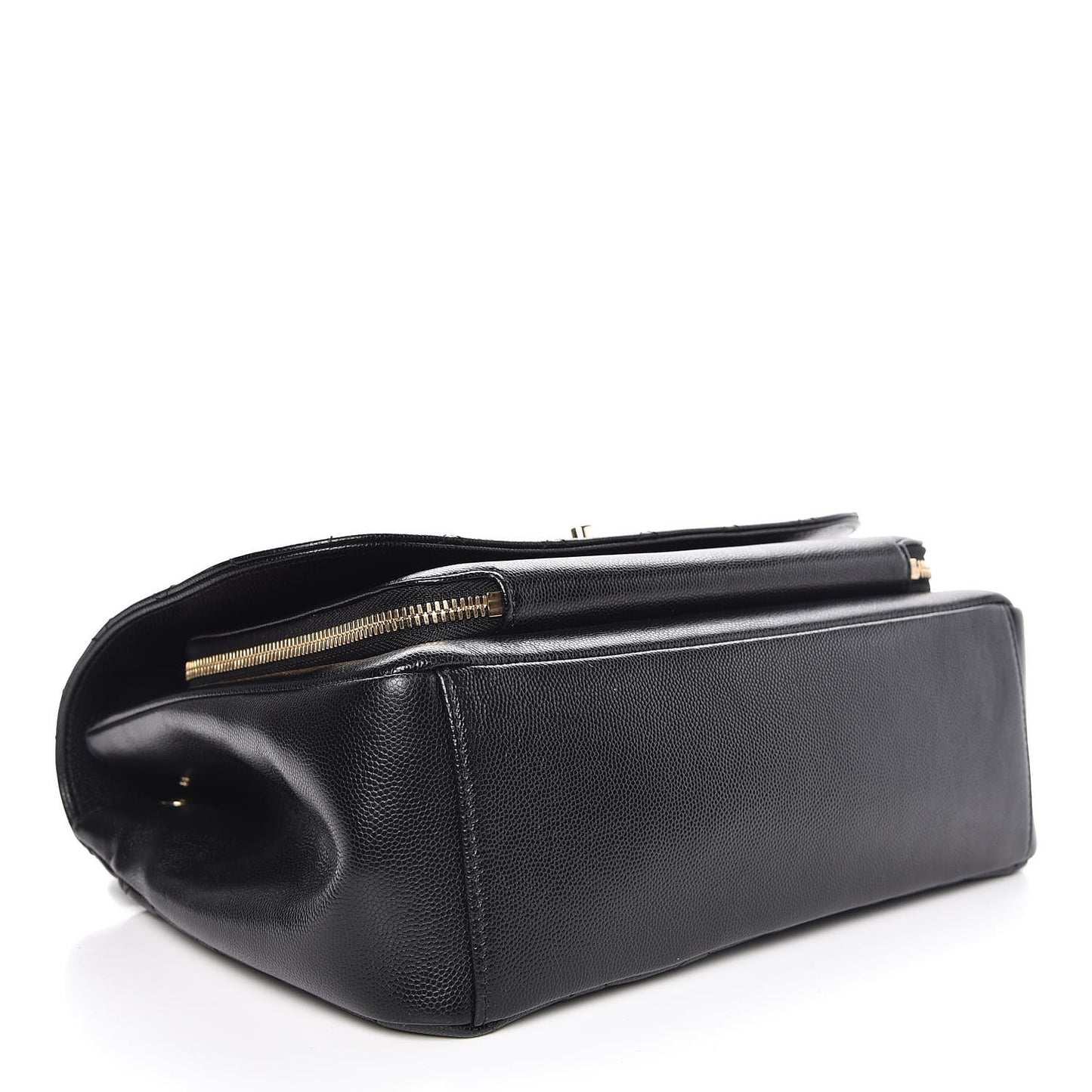 Caviar Quilted Large Business Affinity Flap Black