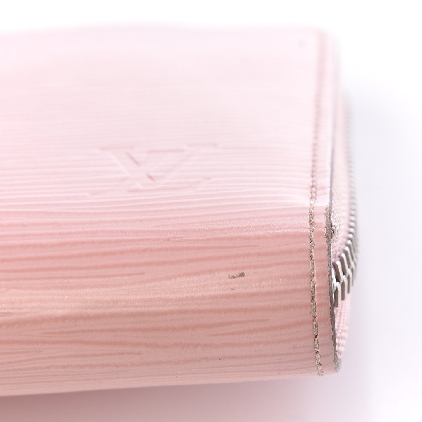 Epi Zippy Wallet Rose Ballerine