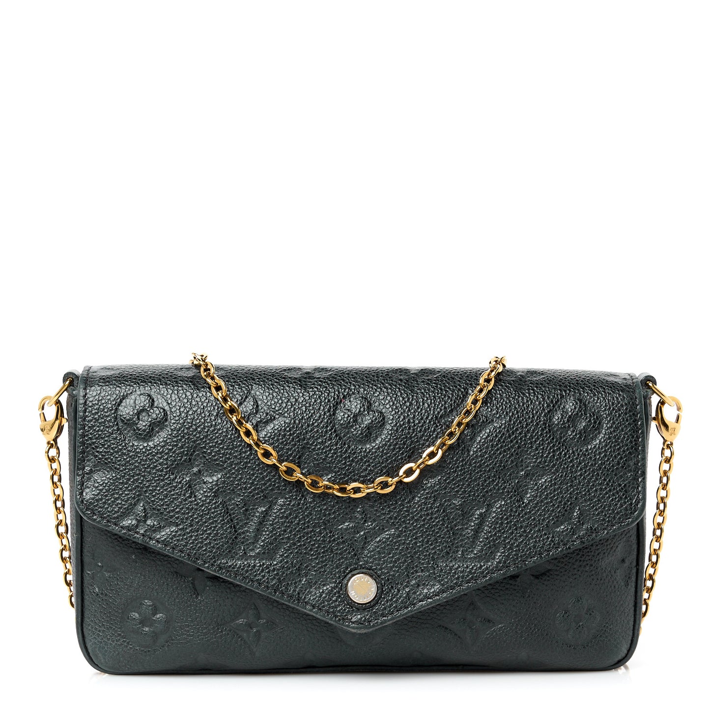 Empreinte Pochette Felicie Chain Wallet Black