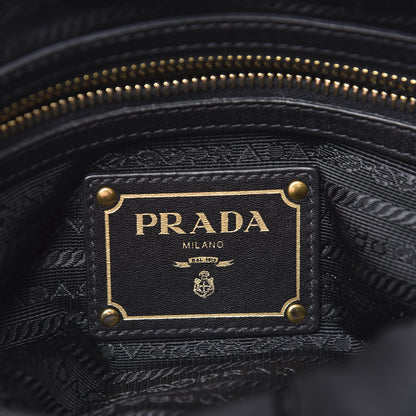 Prada Tessuto Nylon Shoulder Bag Black 5 of 10