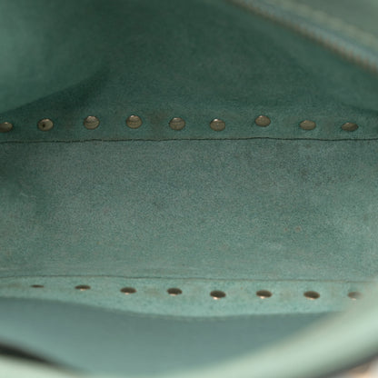 Valentino Garavani Pebbled Calfskin Rockstud Camera Crossbody Bag Green 5 of 11
