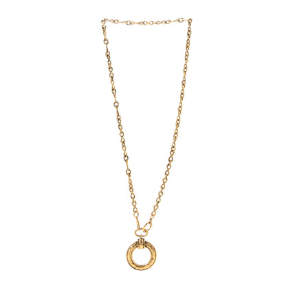 Chanel Loupe Magnifying Glass Necklace Gold 3 of 5