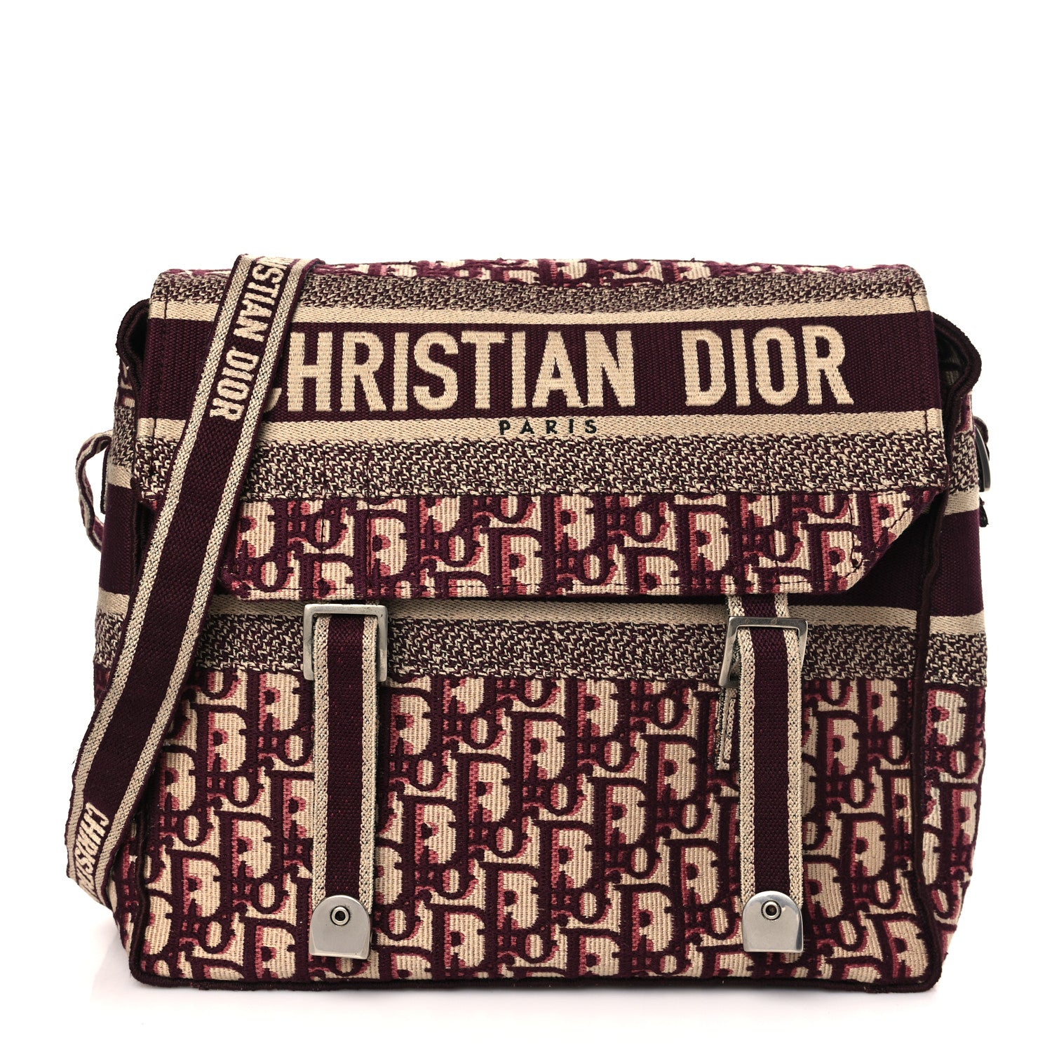 Christian Dior Oblique Medium Diorcamp Messenger Bordeaux 1 of 7