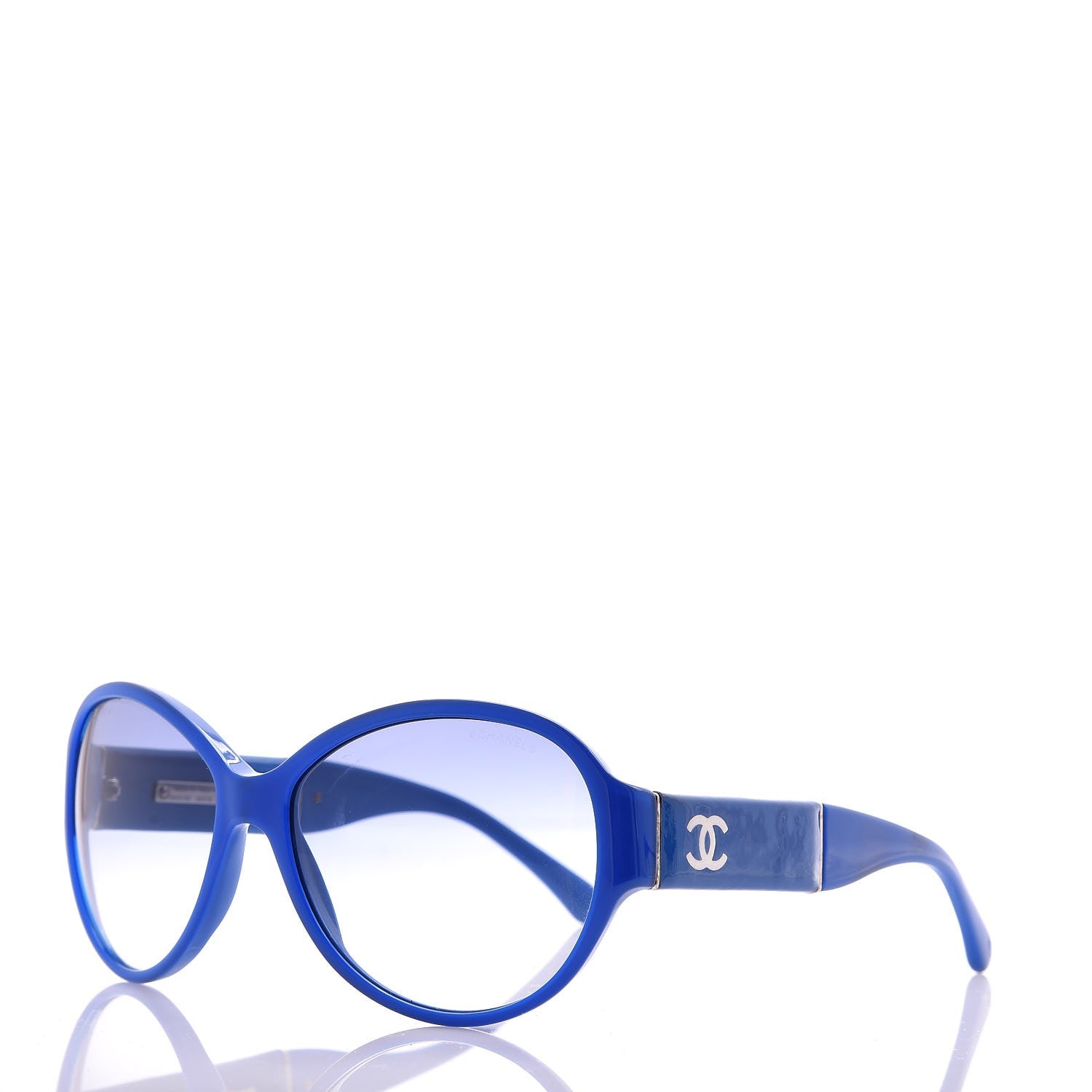 Chanel CC Logo Sunglasses 5229Q Blue 1 of 8