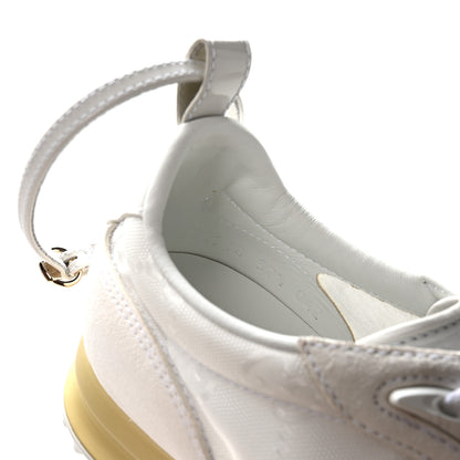Gucci GG Suede Monogram Web Re-Motion Sneakers 37.5 White 8 of 8