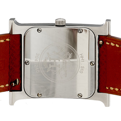 Hermes Stainless Steel Epsom 26mm Heure H Hour Quartz Watch Gold 4 of 4