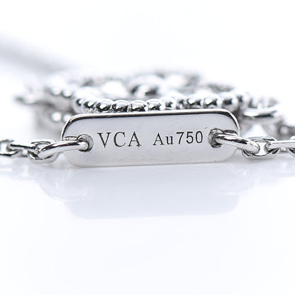 Van Cleef & Arpels 18K White Gold Diamond Sweet Alhambra Bracelet 5 of 6