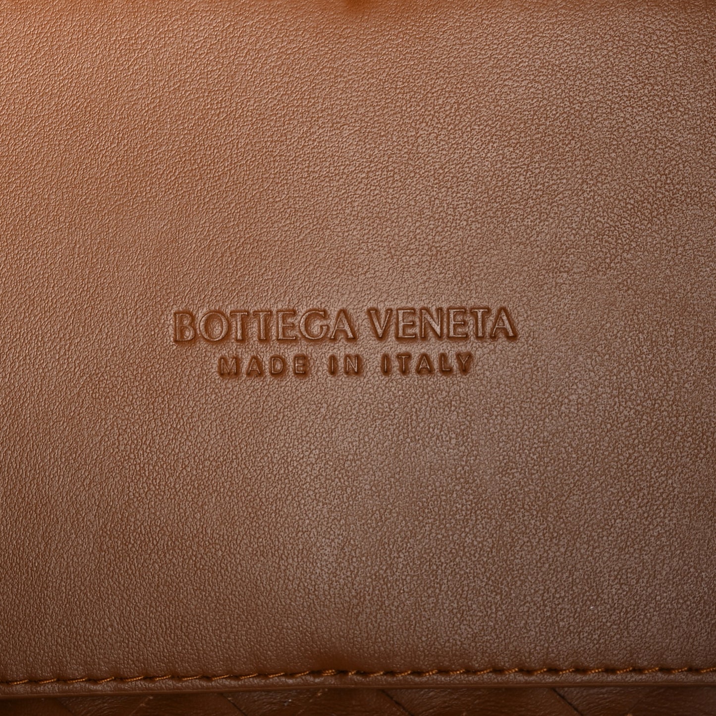 Suede Intrecciato Small Andiamo Shoulder Bag Amber