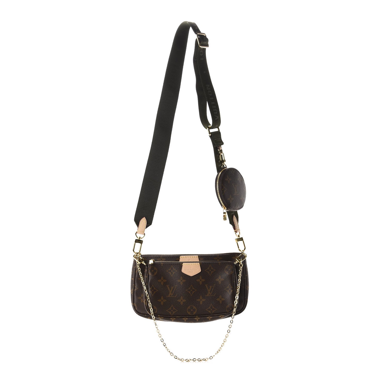 Louis Vuitton Monogram Multi Pochette Accessories Kaki 1 of 11