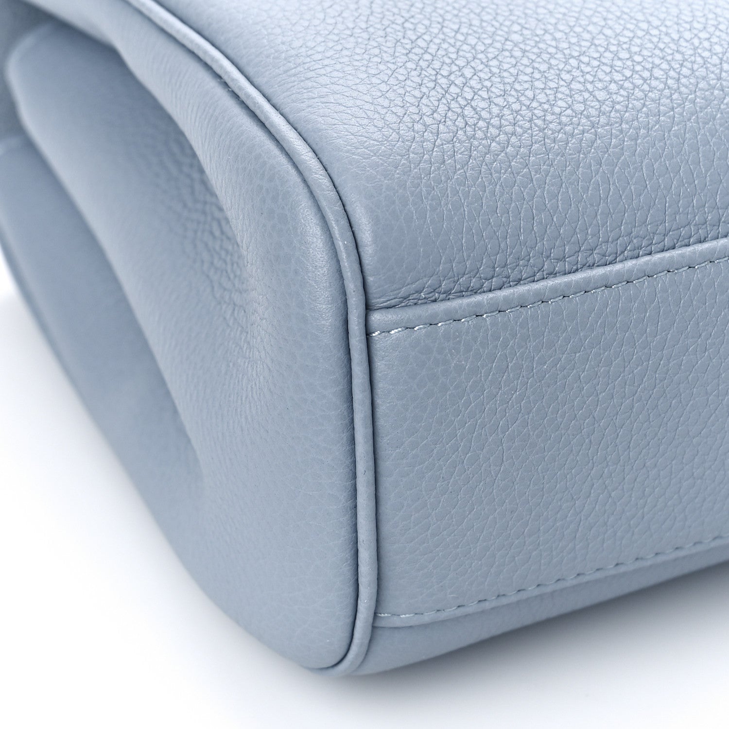 Celine Smooth Calfskin Teen Soft 16 Shoulder Bag Light Grey 7 of 9