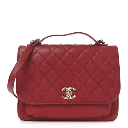 Chanel Caviar Quilted Large Business Affinity Flap Red 1 of 10