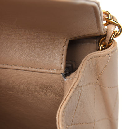 Chanel Lambskin Quilted Medium Double Sided Flap Beige 12 of 25