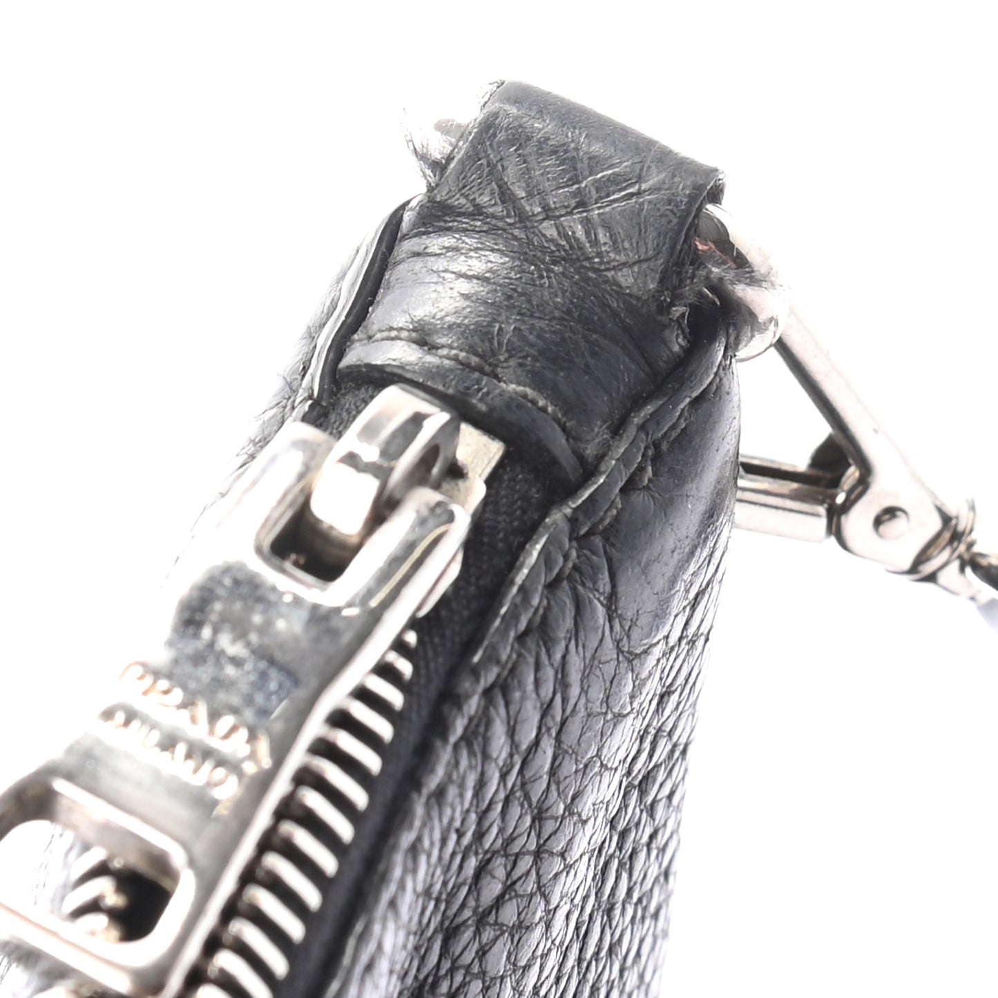 Vitello Daino Crossbody Bag Black