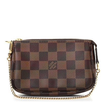 Louis Vuitton Damier Ebene Mini Pochette Accessories 1 of 7