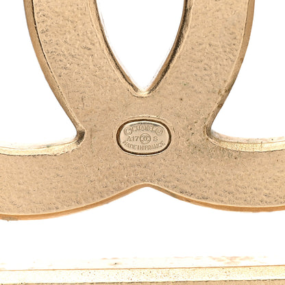 Chanel Crystal CC Brooch Gold 4 of 4