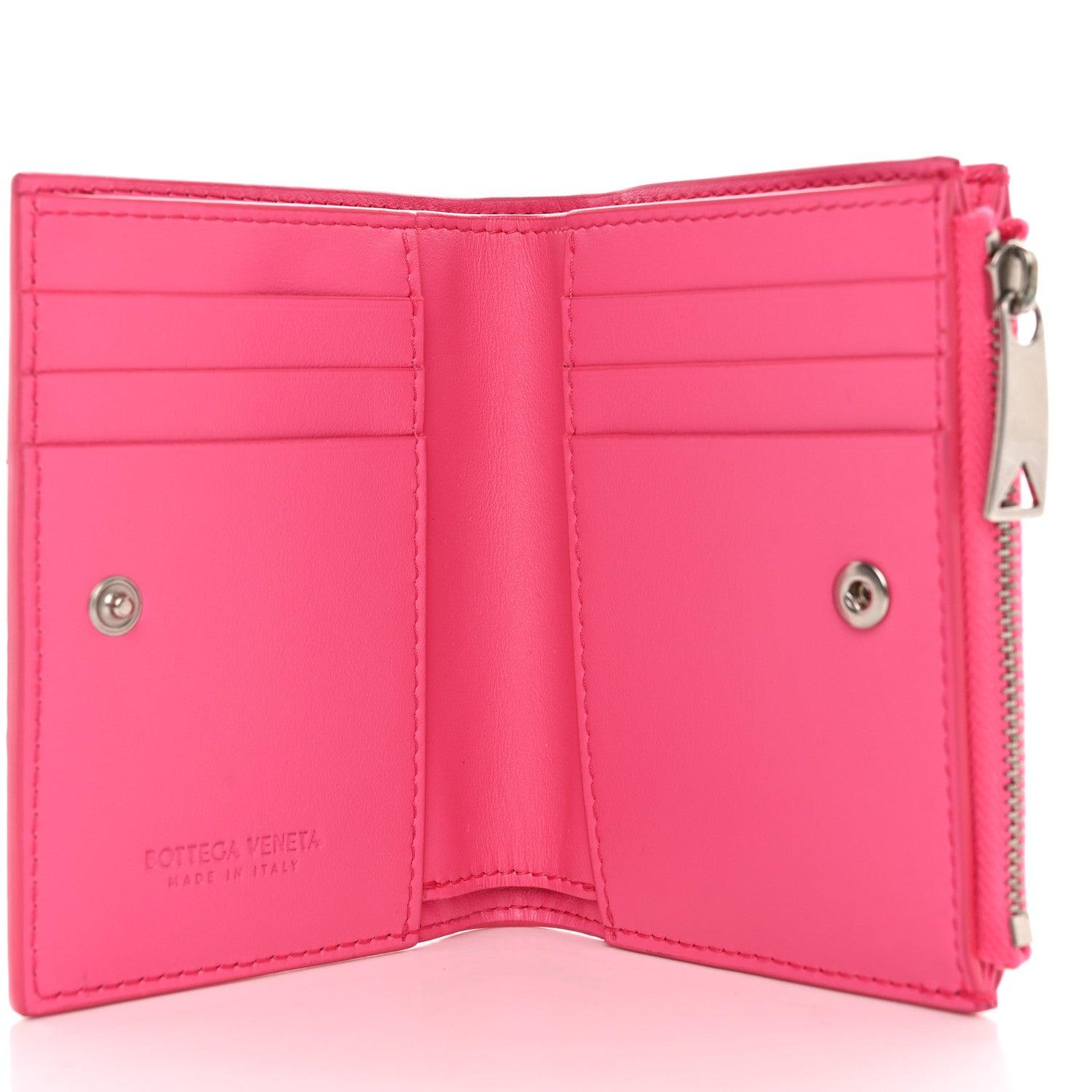 Bottega Veneta Lambskin Intrecciato Wallet Bon Bon 5 of 7