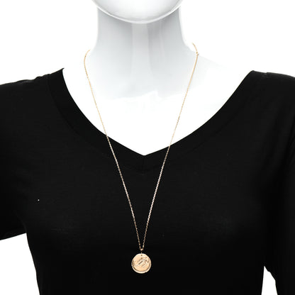 Van Cleef & Arpels 18K Yellow Gold Zodiac Scorpio Pendant Necklace 2 of 7