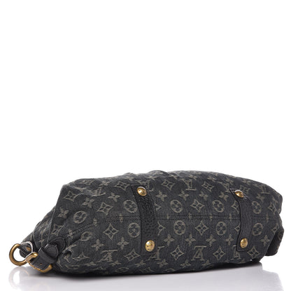 Louis Vuitton Denim Neo Cabby MM Black 4 of 10