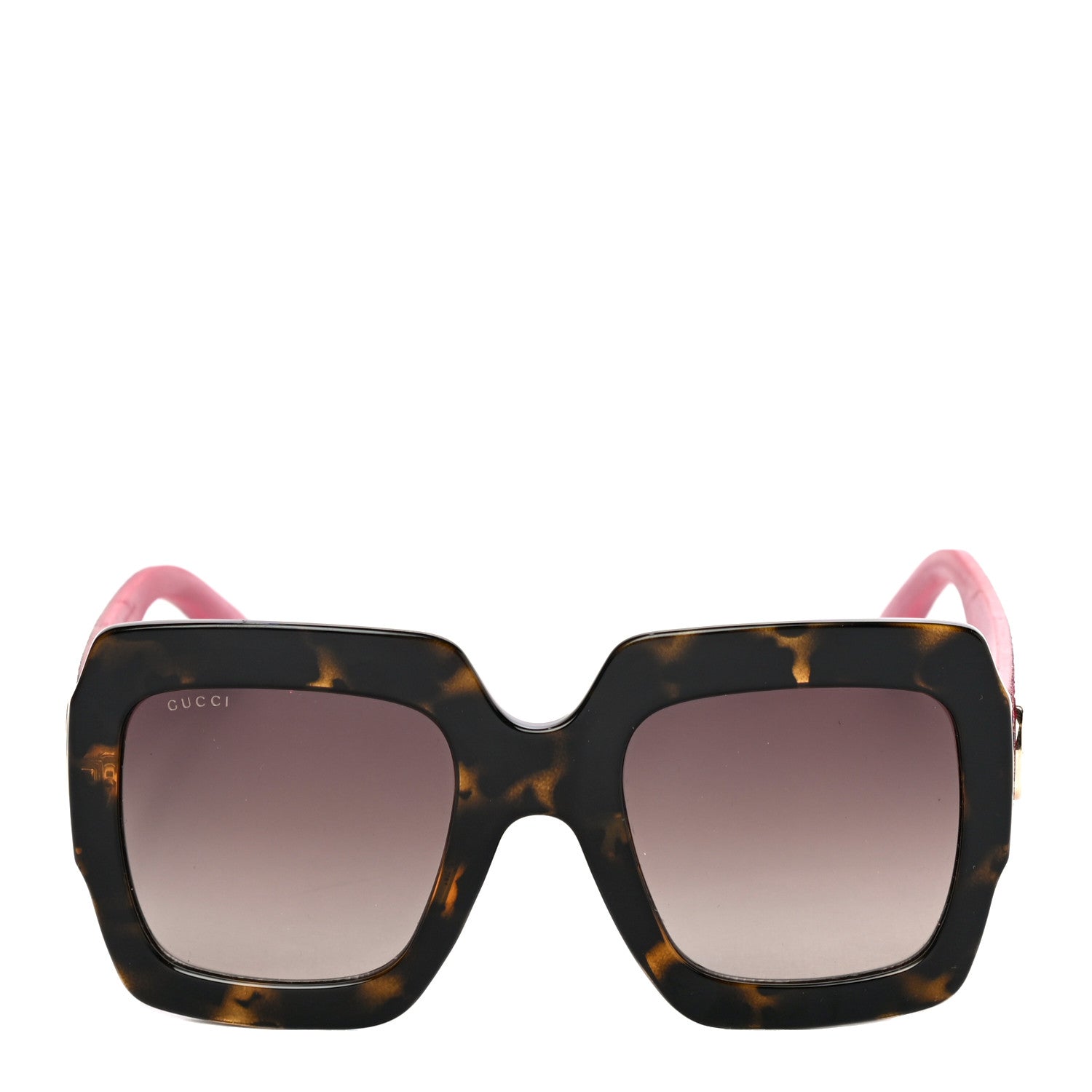 Gucci Square Frame GG0102S Sunglasses Glitter Pink Multi 4 of 7