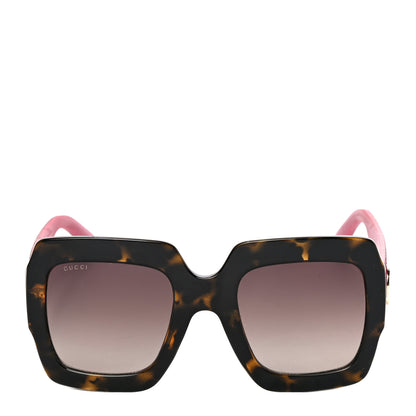 Gucci Square Frame GG0102S Sunglasses Glitter Pink Multi 4 of 7
