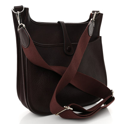 Hermes Taurillon Clemence Evelyne III PM Havane 3 of 10