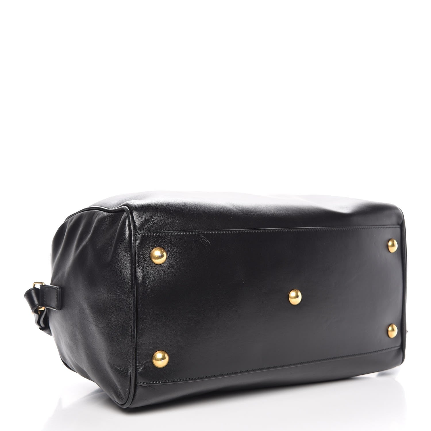 Saint Laurent Calfskin Classic Duffle 6 Black 5 of 8