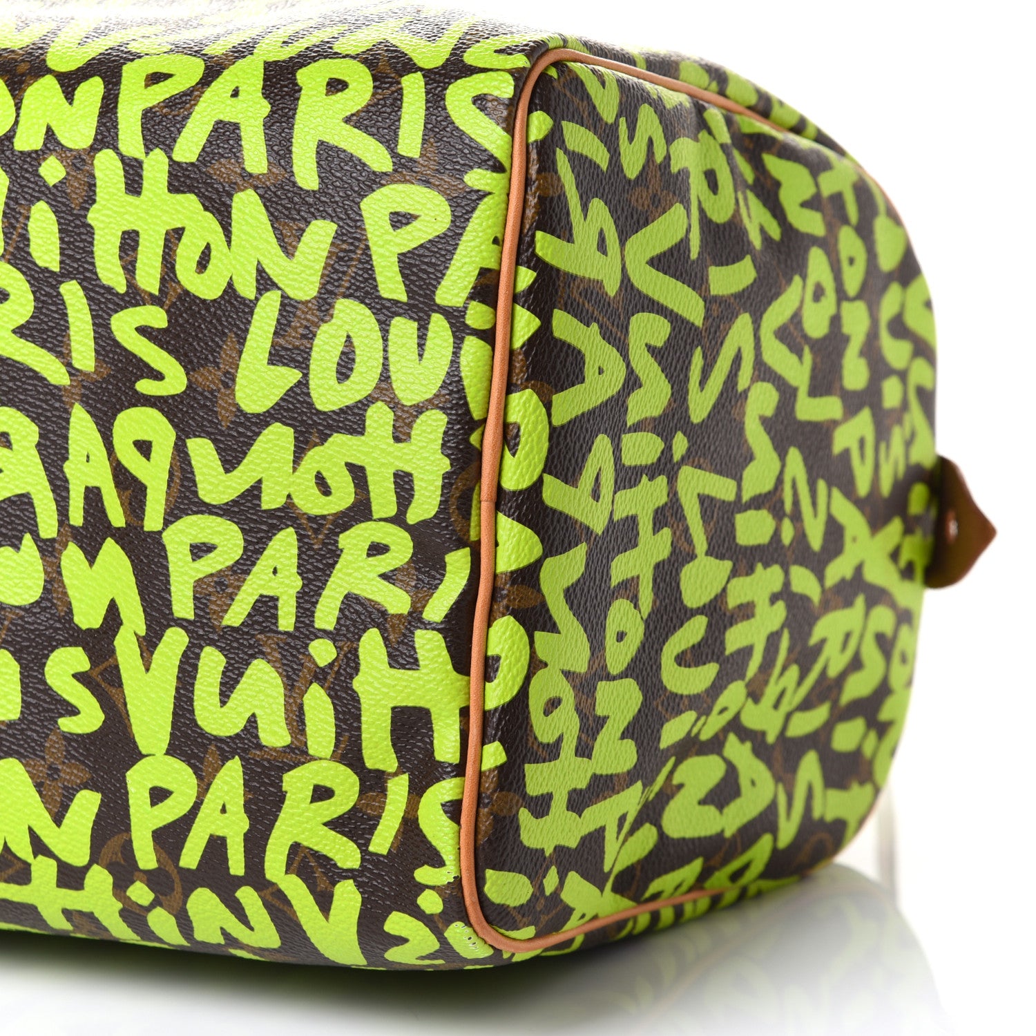 Louis Vuitton Monogram Graffiti Speedy 30 Green 10 of 10
