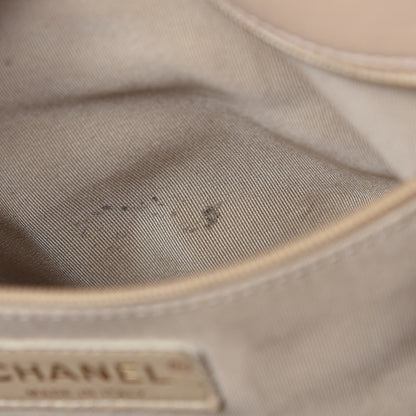 Chanel Lambskin Quilted Elegant CC Shopping Tote Beige Black 7 of 19