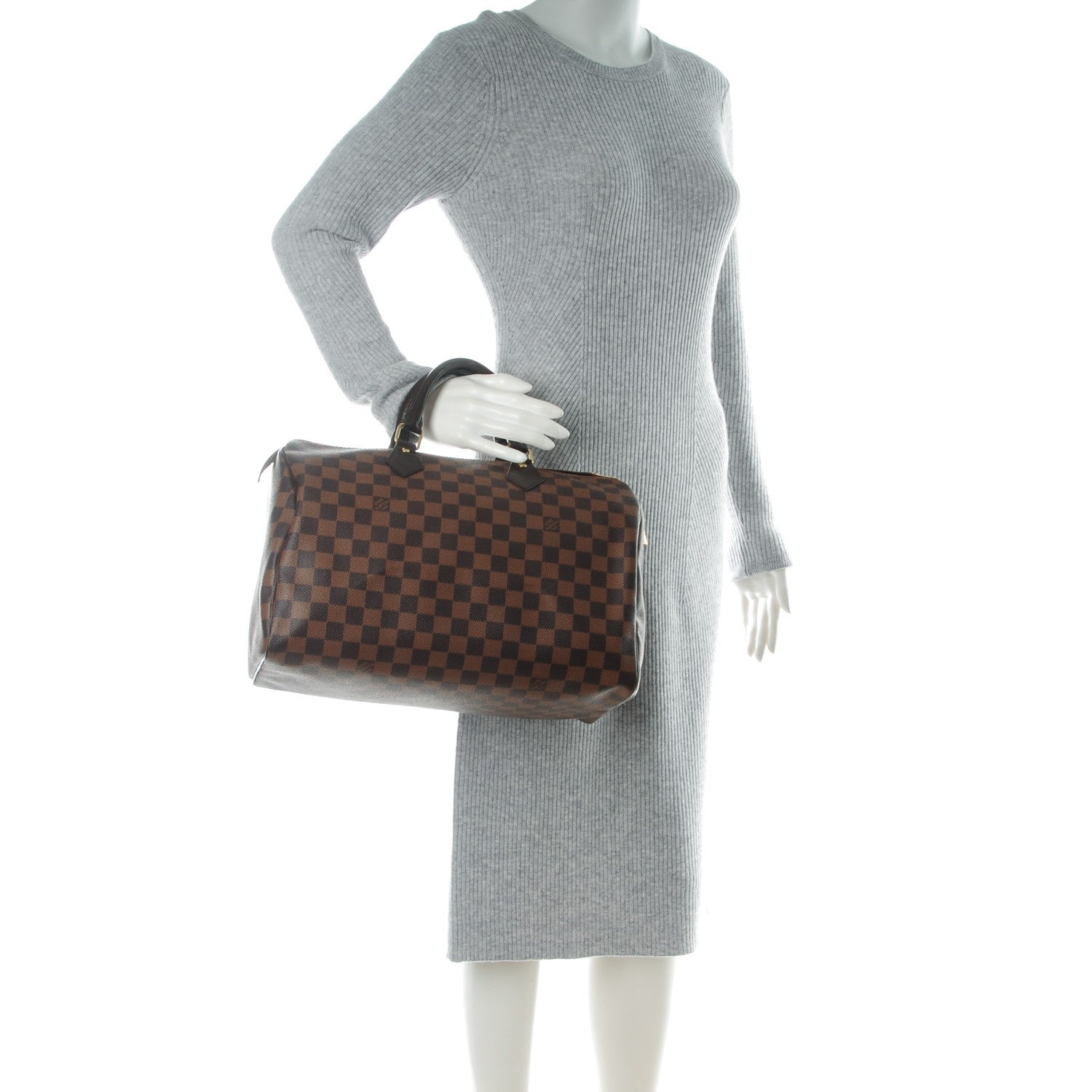 Louis Vuitton Damier Ebene Speedy 35 2 of 9