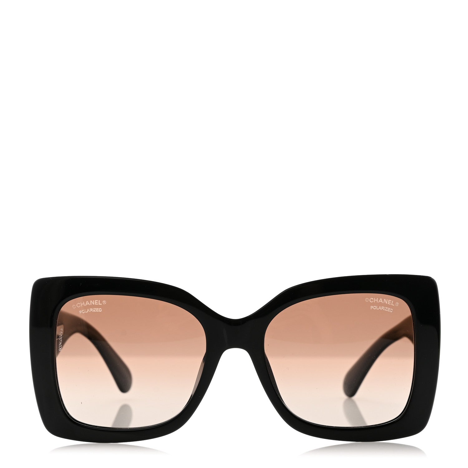 Chanel Square Polarized CC Sunglasses 5494-A Black 2 of 8
