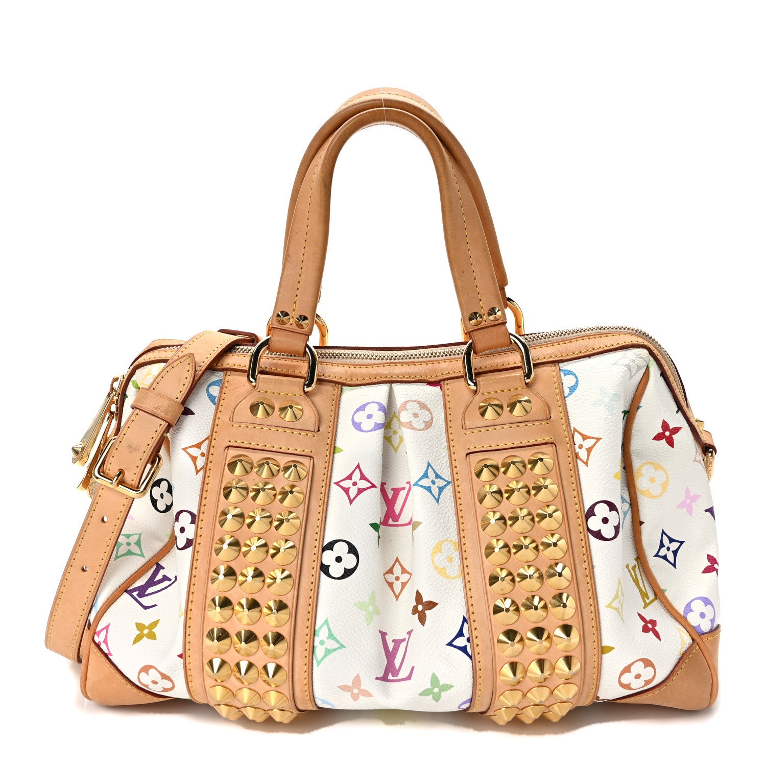 Louis Vuitton Monogram Multicolor Courtney MM White 1 of 10