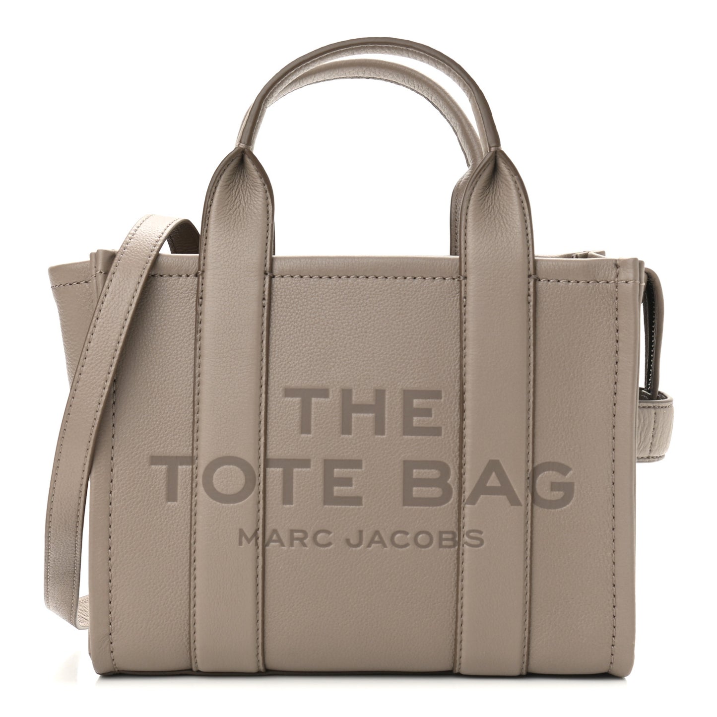 Grained Calfskin The Tote Bag Taupe
