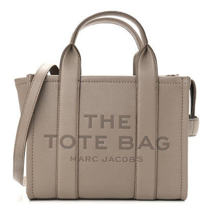 Marc Jacobs Grained Calfskin The Tote Bag Taupe 1 of 10