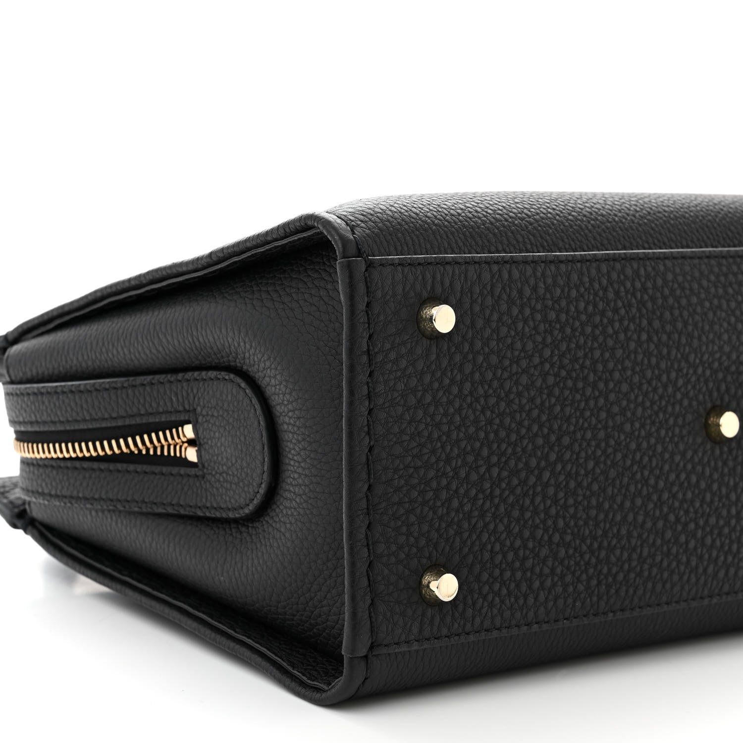 Chloe Grained Calfskin Small Edith Top Handle Bag Black 8 of 9