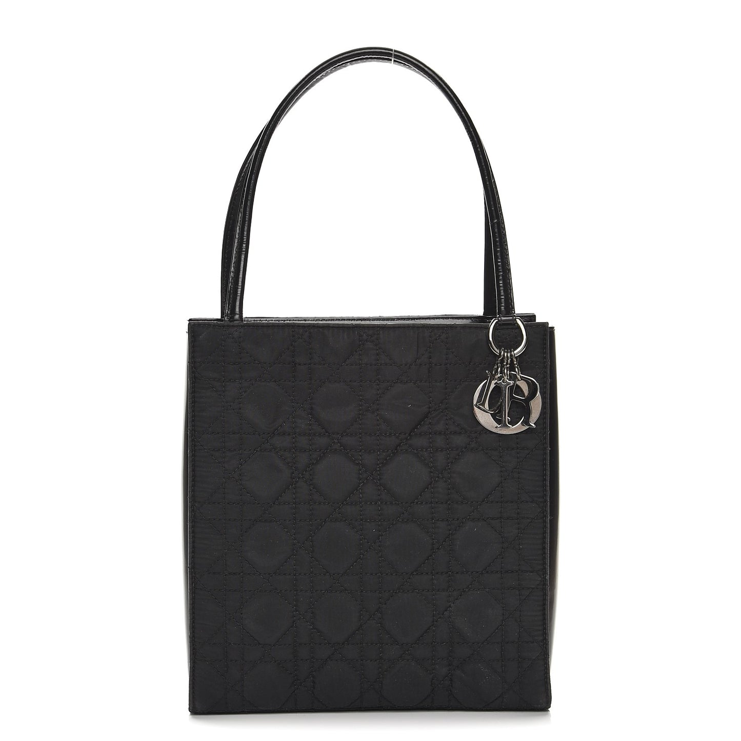 Nylon Cannage Dior Tote Black