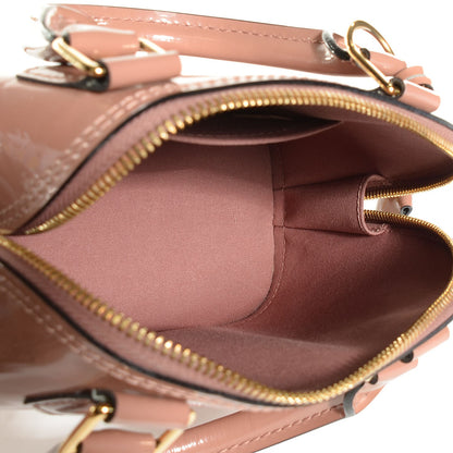 Louis Vuitton Vernis Alma BB Rose Velours 5 of 8