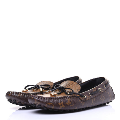 Louis Vuitton Patent Reverse Monogram Gloria Loafers 39 4 of 13
