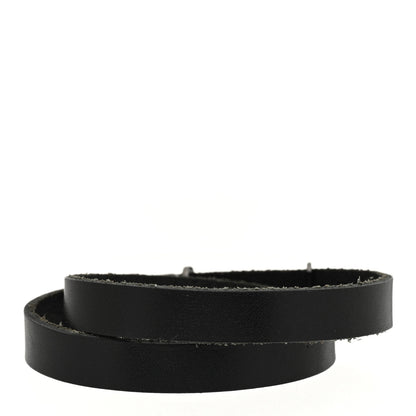 Saint Laurent Calfskin Opyum Double Wrap Bracelet Black 3 of 6