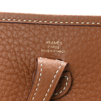 Hermes Taurillon Clemence Evelyne TPM Gold 6 of 10