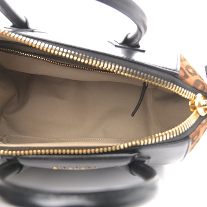 Givenchy Calfskin Suede Leopard Print Small Antigona Black 5 of 10