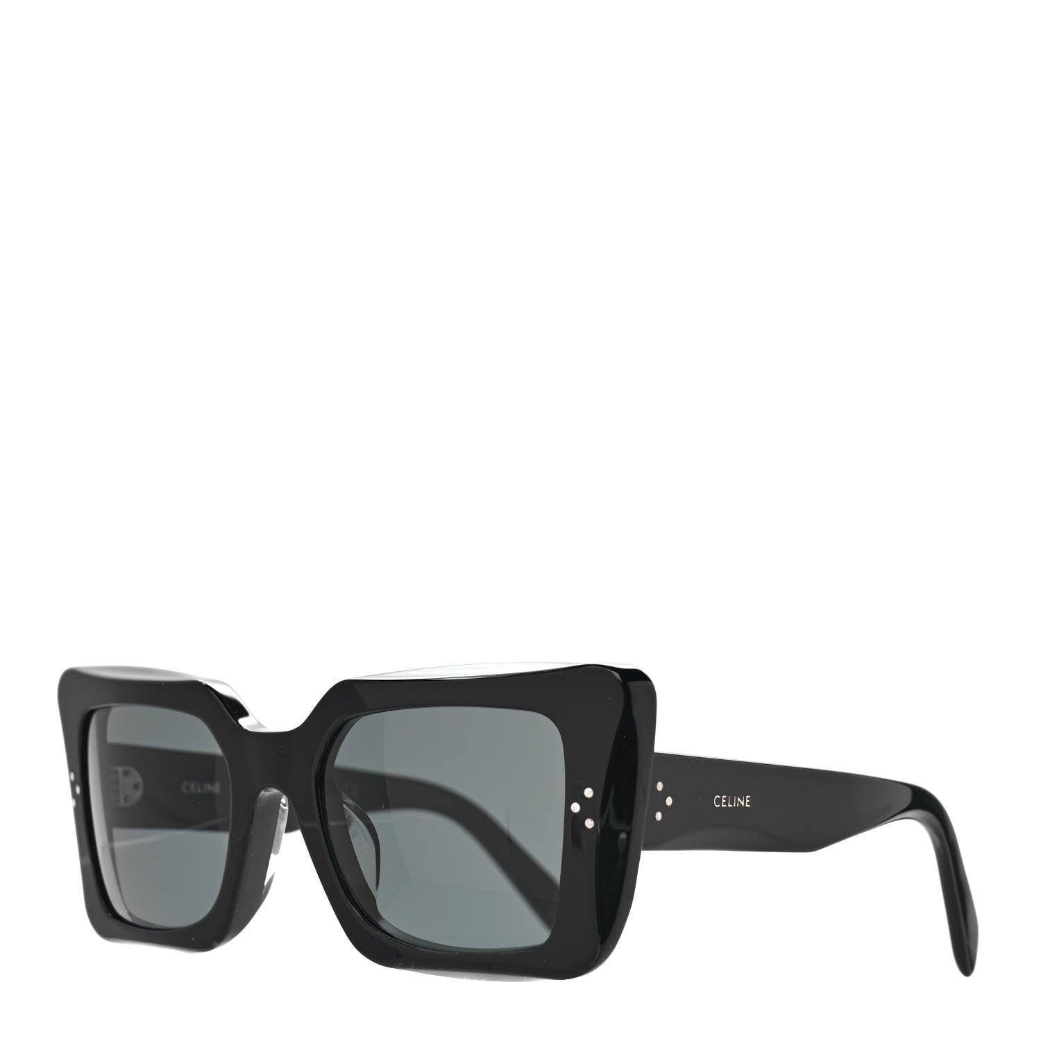 Celine Acetate Square Sunglasses CL40156U Black 1 of 6