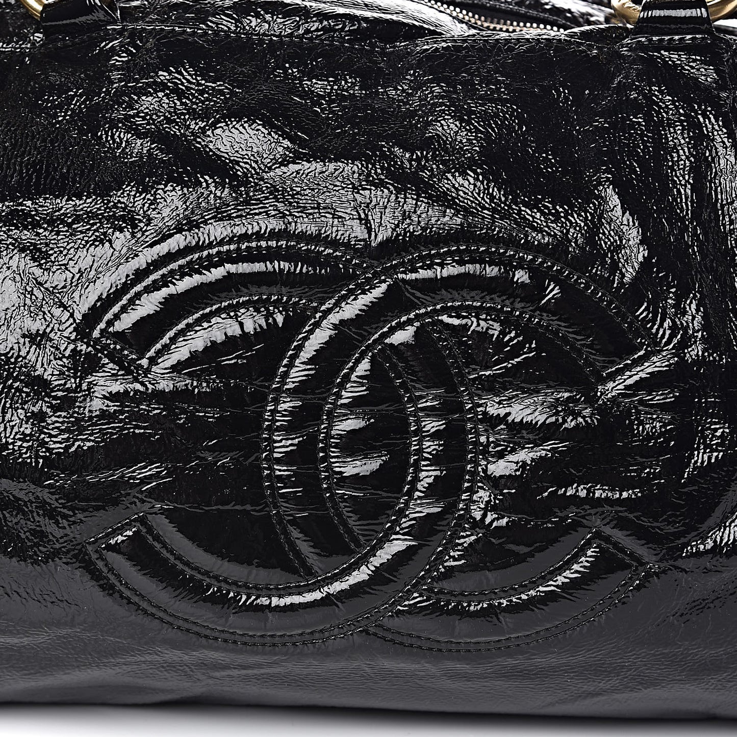 Vinyl Medium Rock and Chain Bowler Black