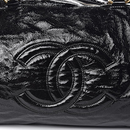 Chanel Vinyl Medium Rock and Chain Bowler Black 10 of 10