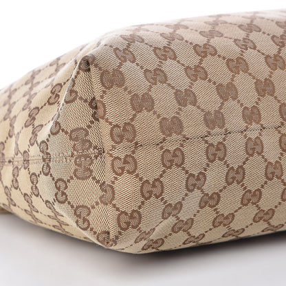 Gucci Monogram Medium Icon Bit Hobo Light Cuir 9 of 10